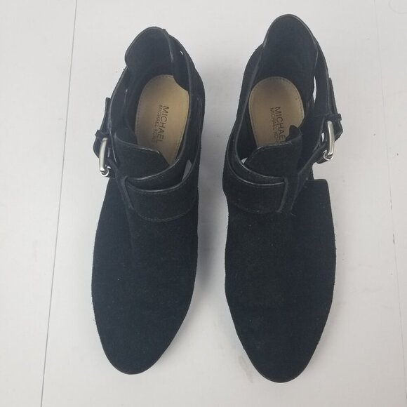 Michael Kors Mercer Black Suede Women's Bootie Sz 8 - Picture 11 of 11